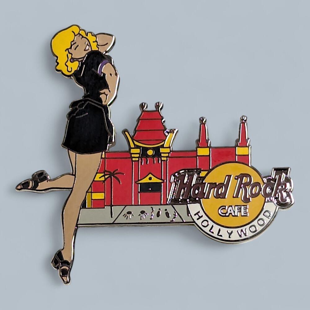 Hard Rock Pin 2004 Hollywood California Girls Of Rock Mann's Chinese Theatre